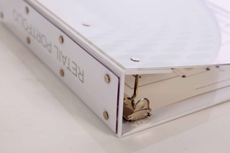 Product Detail acrylic panels screenprint rivet attachment